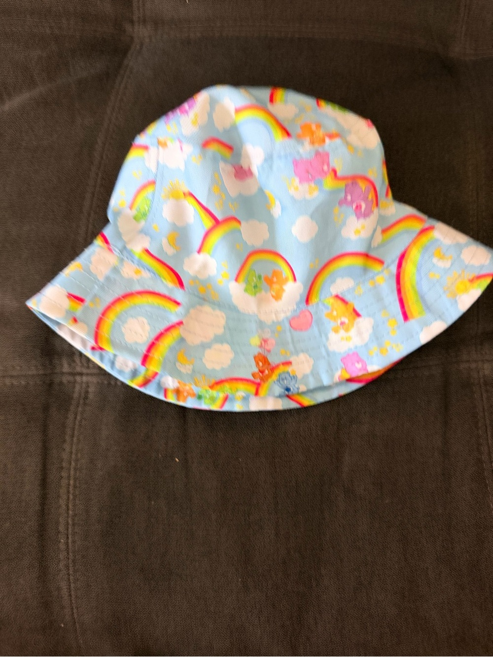 Care Bears Light Blue Rainbow Print Bucket Hat